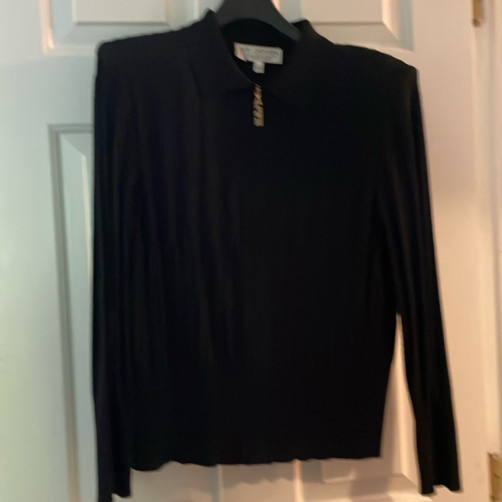✨St. John Collection sz 8 zip cardigan